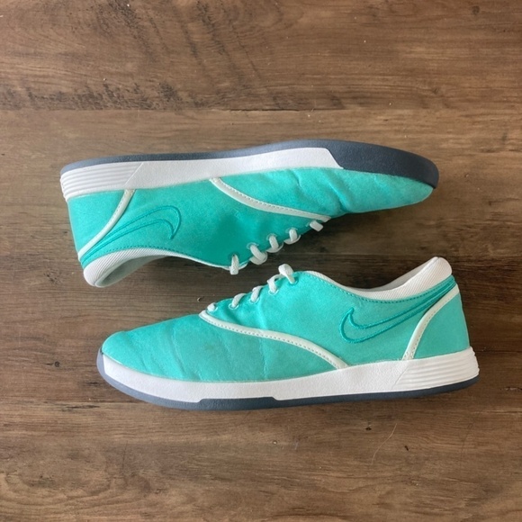 NIKE Lunar Duet Sport Golf Shoes | Women's 8 | Teal - Picture 5 of 10
